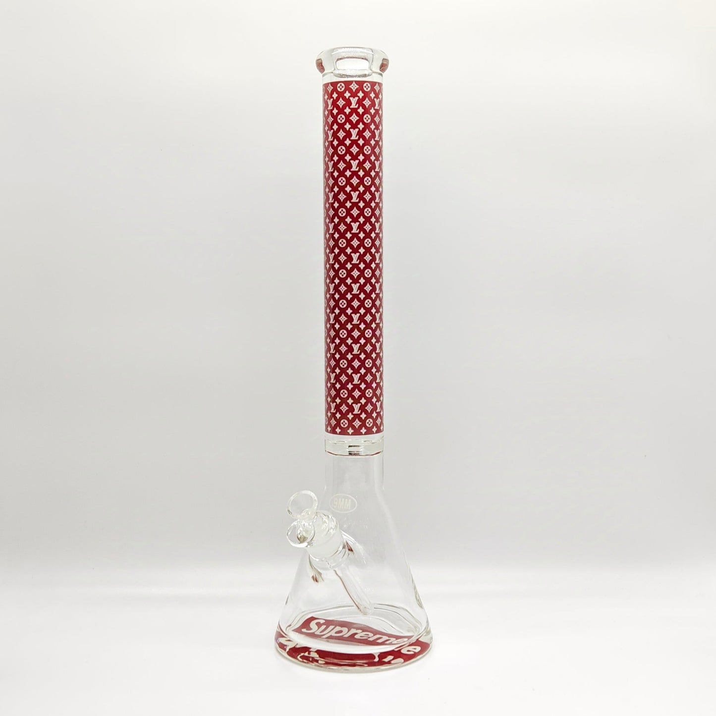 20" Stylish Designed 9mm Glow in the dark Glass Bong [LV205009]_5