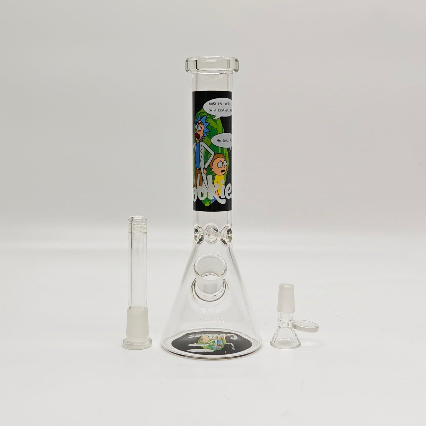 9" 4mm Assorted Characters Beaker Bong [093204P]_3