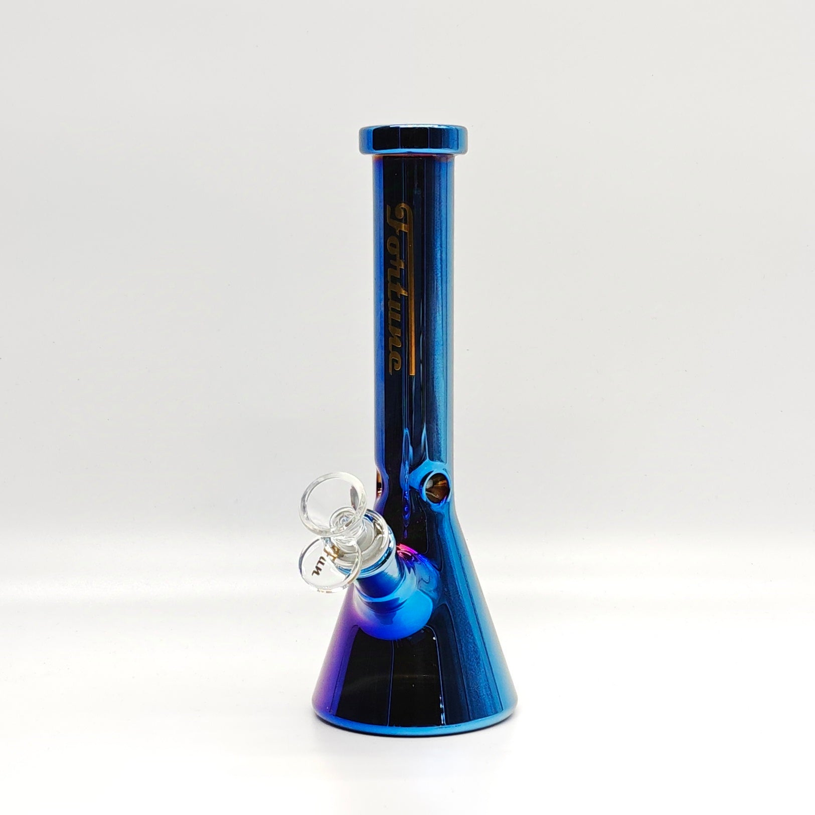 Fortune | 9" 4mm Electroplate Beaker Bong [093204E]_6