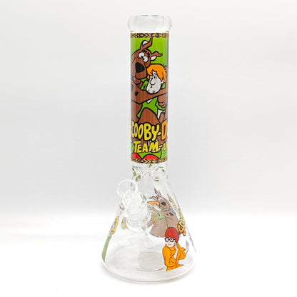 14" 7mm Cartoon Beaker Glass Bong [P22]_7