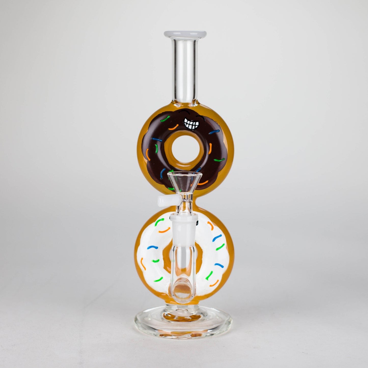 8.75" Double Donut Glass Bong [MK-BB04]_1