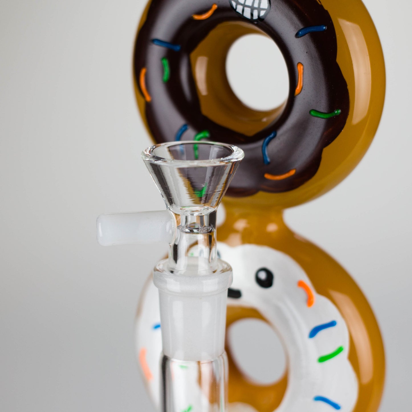 8.75" Double Donut Glass Bong [MK-BB04]_3