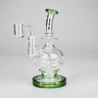 Infyniti | 6" Double glass recycle rig with shower head diffuser [GP1935]_13