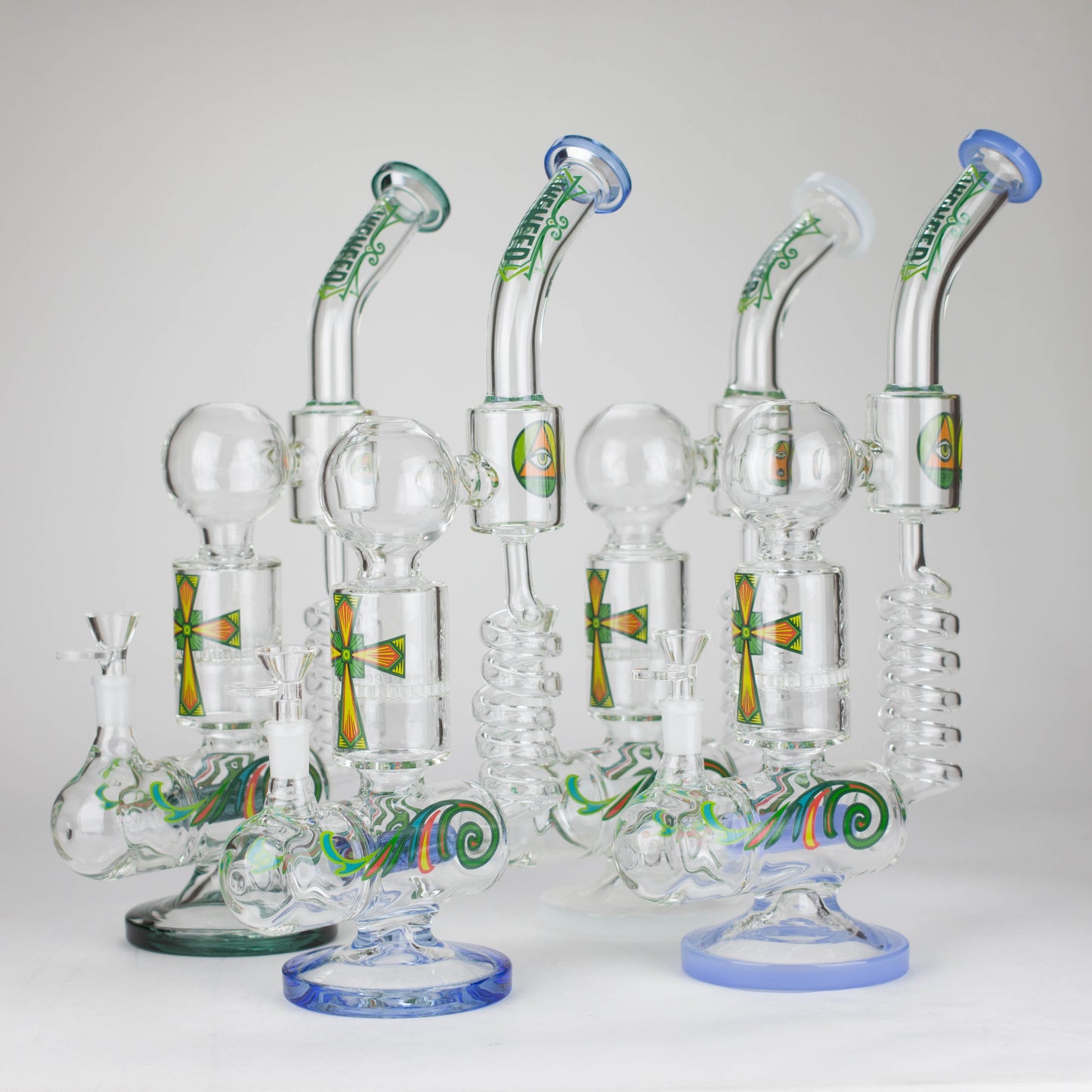 WENEED | 12.5" Twiststream Glass Bong_0