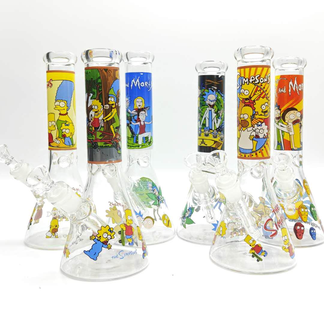 10" Cartoon Sticker Beaker_0