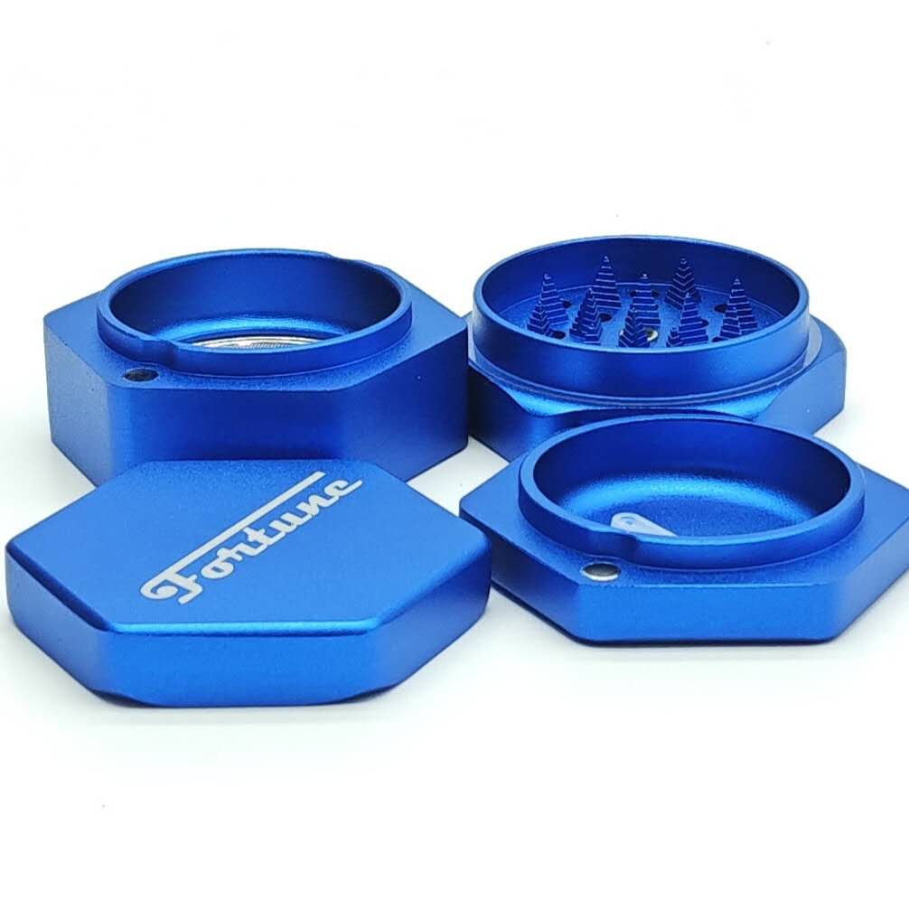 Fortune | 4 Parts Aluminum Hexagon Herb Grinder_5