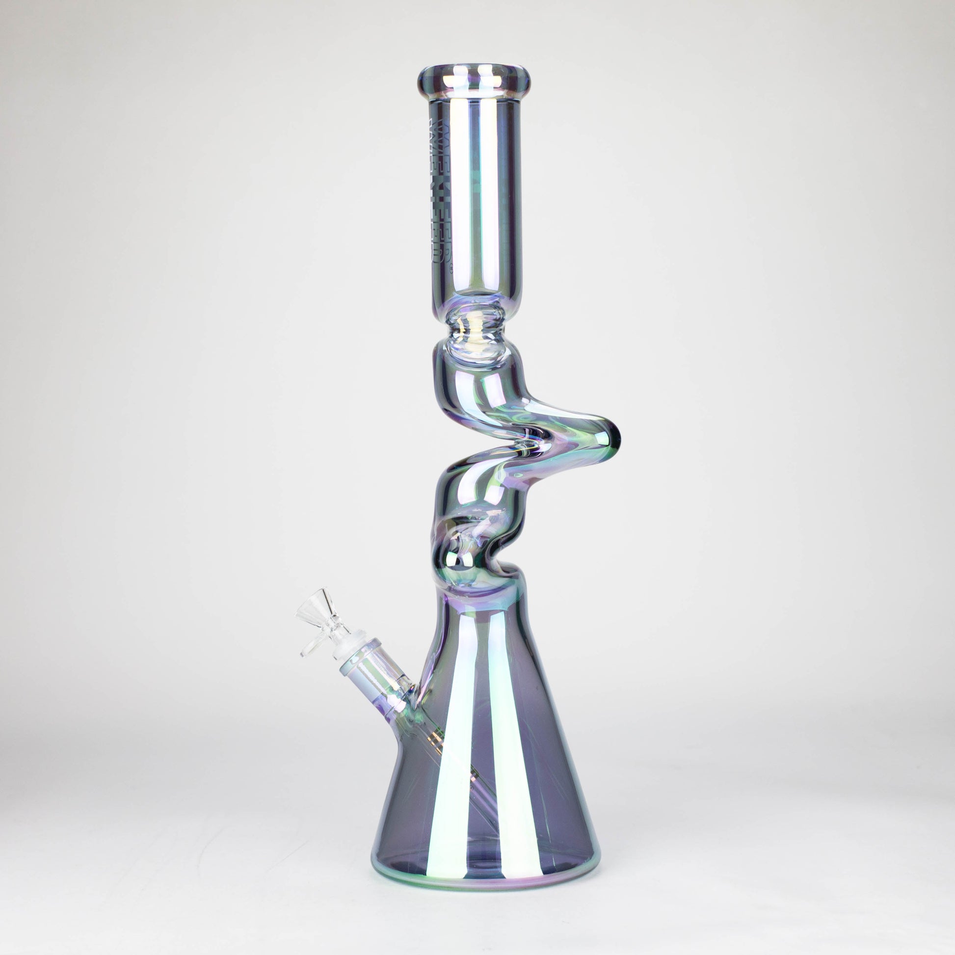 WENEED | 17.5" Iridescent Ripple Glass Bong_9