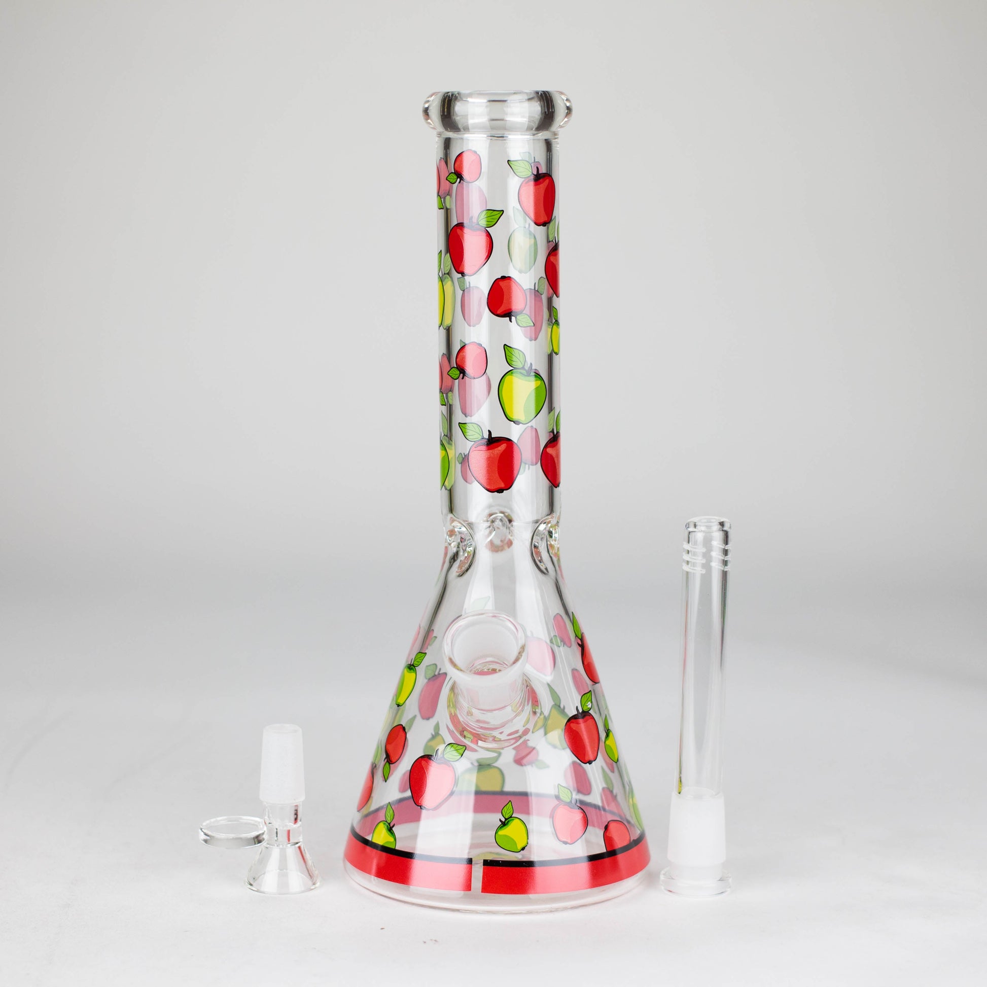 10" Glass Bong With Fruit Design_6