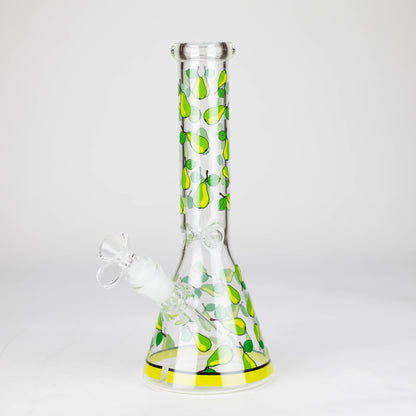 10" Glass Bong With Fruit Design_8