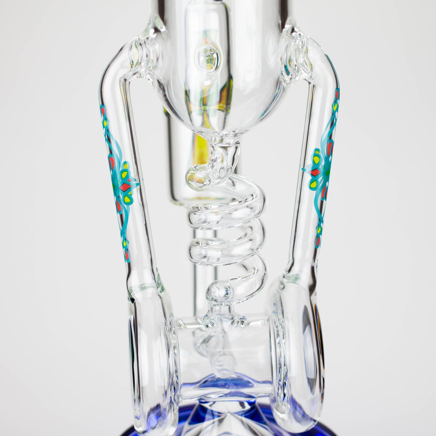 WENEED | 14" Spiral Recycler Glass bong_10