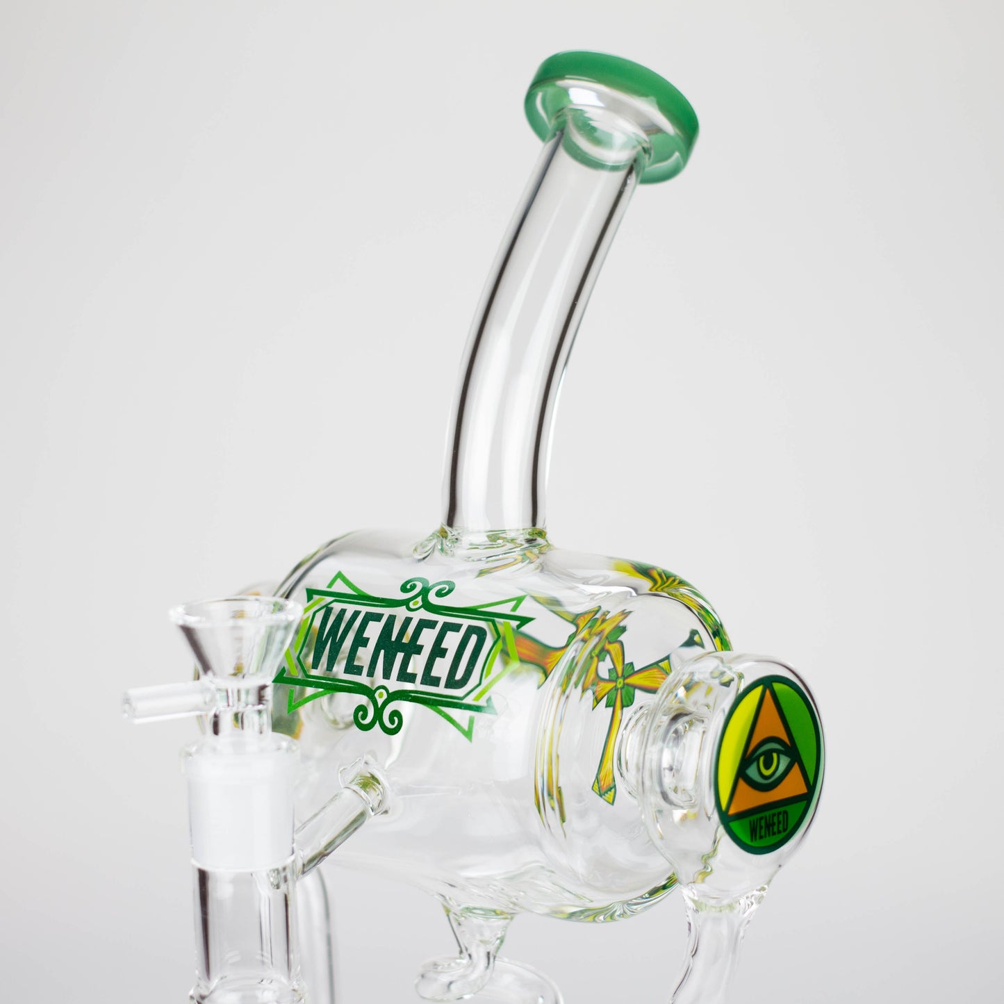 WENEED | 14" Pulse Helix Glass bong_12