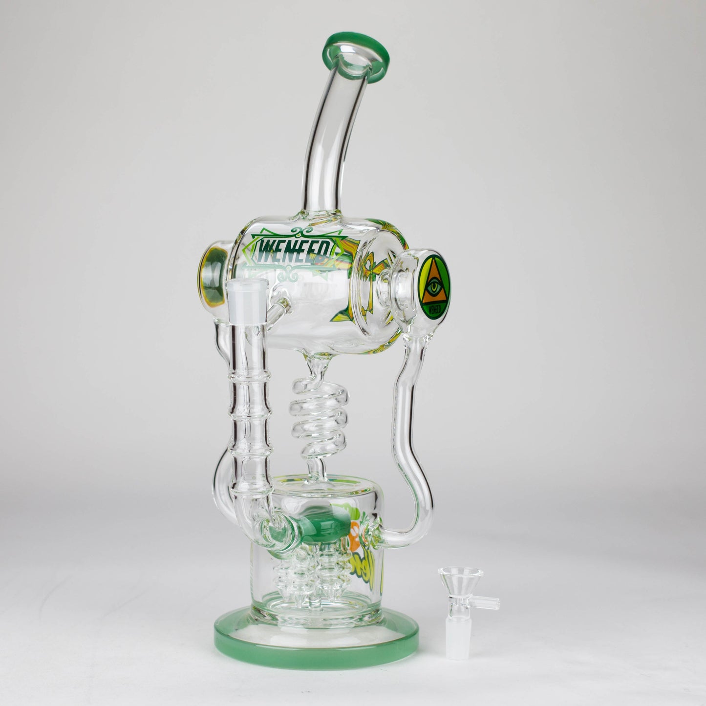 WENEED | 14" Pulse Helix Glass bong_4