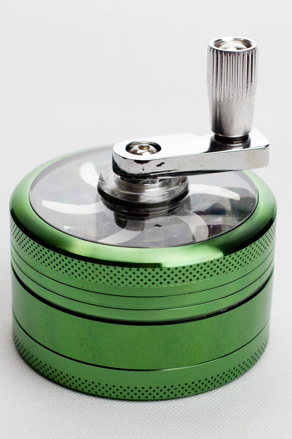 3 parts infyniti aluminium herb grinder with handle_5