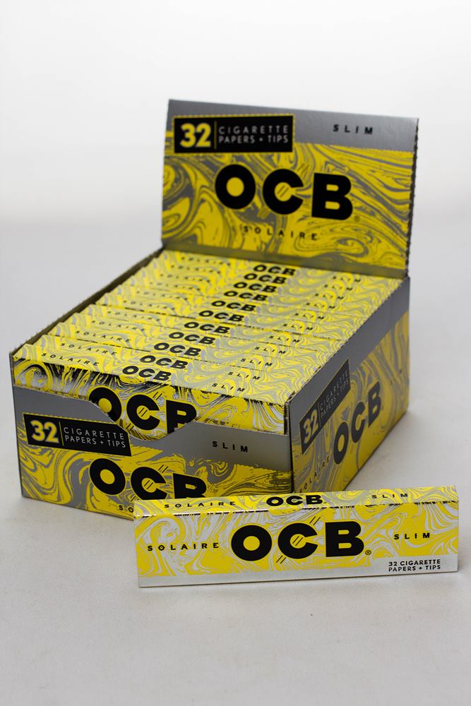 OCB Solaire slim rolling paper + Tips_0