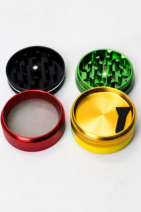 Infyniti 4 parts Aluminum Grinder w/silicone container ( GR7508 )_5