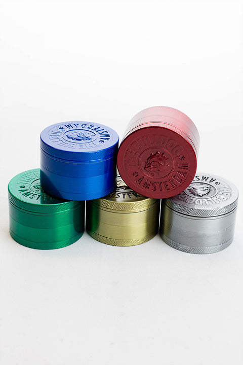 4 parts embossed Amsterdam Bulldog  grinder_0