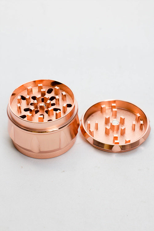 Genie 4 parts rose gold metal grinder_2