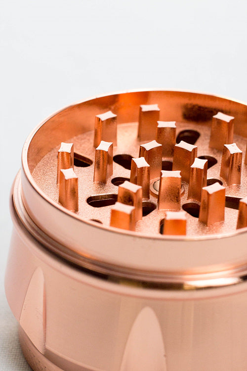 Genie 4 parts rose gold metal grinder_3