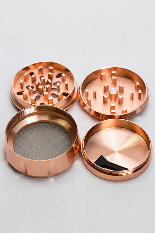 Genie 4 parts rose gold metal grinder_1