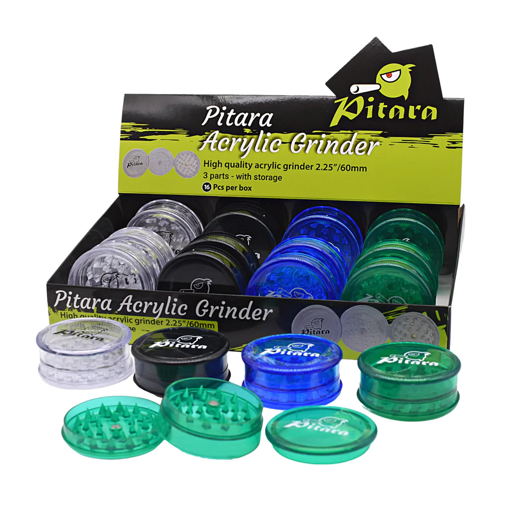 Smoke Pitara - ACRYLIC HERB GRINDER DISPLAY OF 16_2