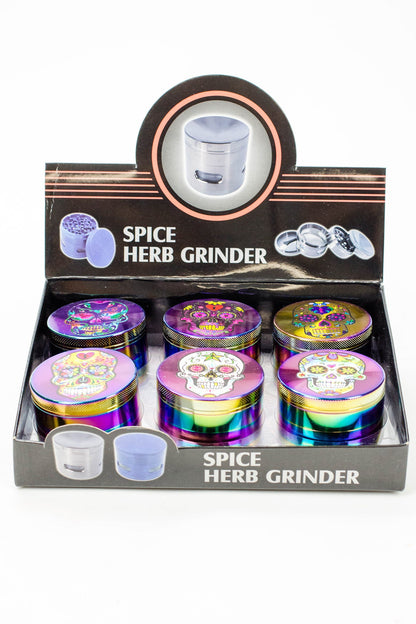 4 parts Skull rainbow grinder Box of 6_2