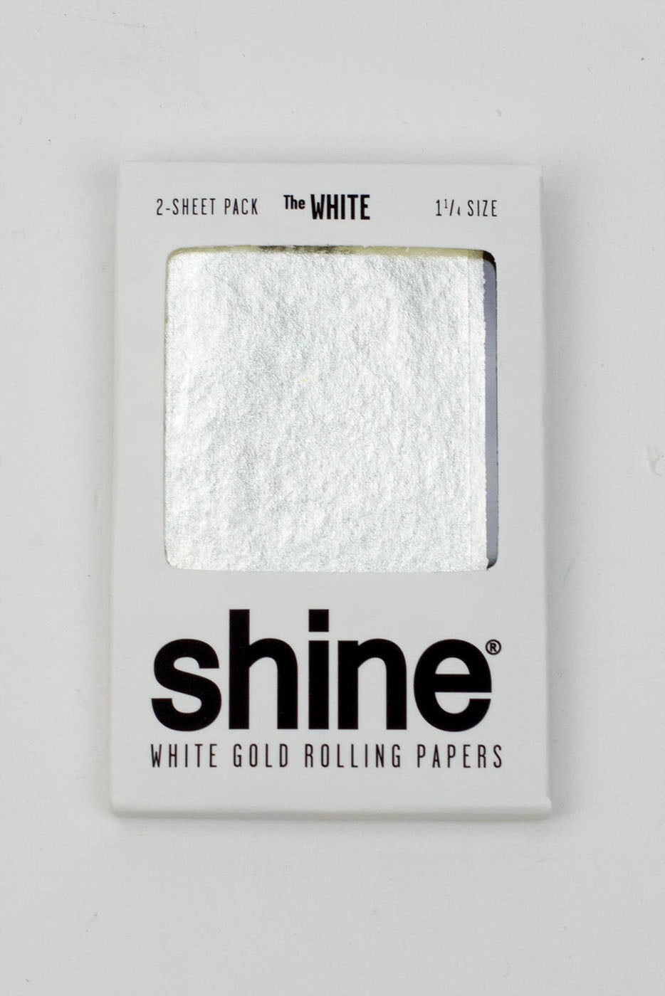 Shine White Gold 2-sheet Rolling paper_0