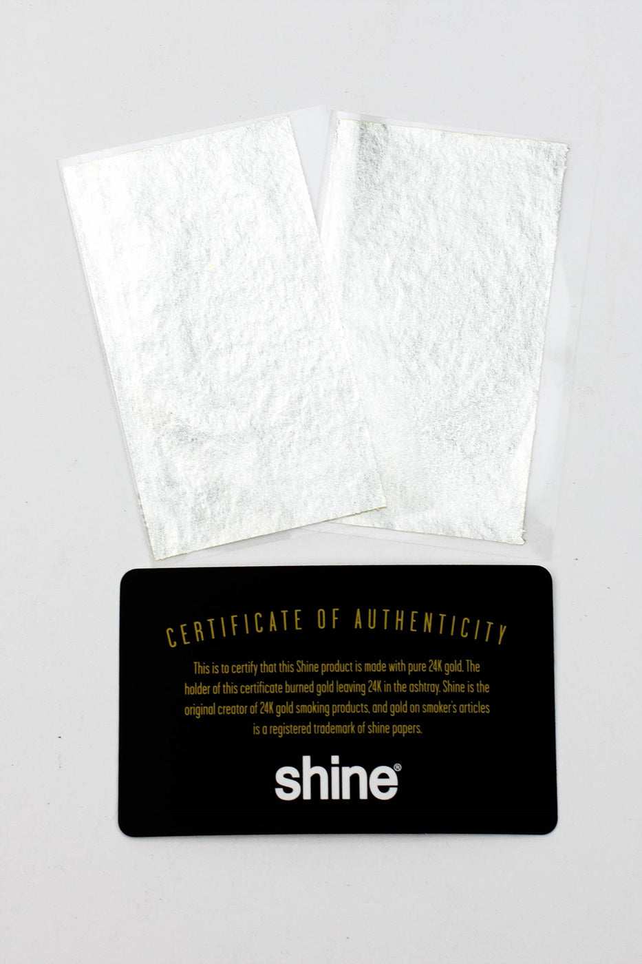 Shine White Gold 2-sheet Rolling paper_1