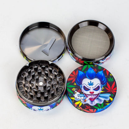 GENIE 4 parts 63 mm clown Metal grinder Box of 6_6