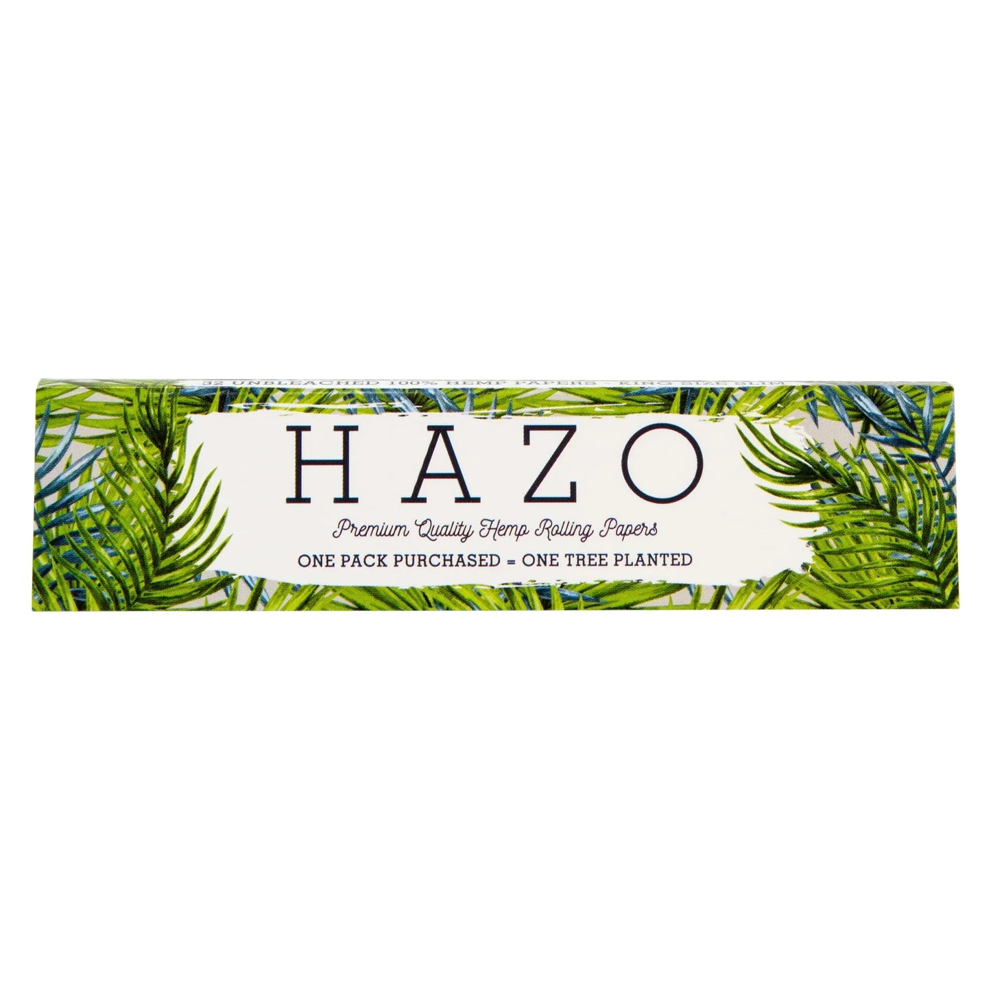 HAZO Hemp Rolling Papers | King Size Slim - Full Display of 50x Booklets | Plants 50 Trees!_1