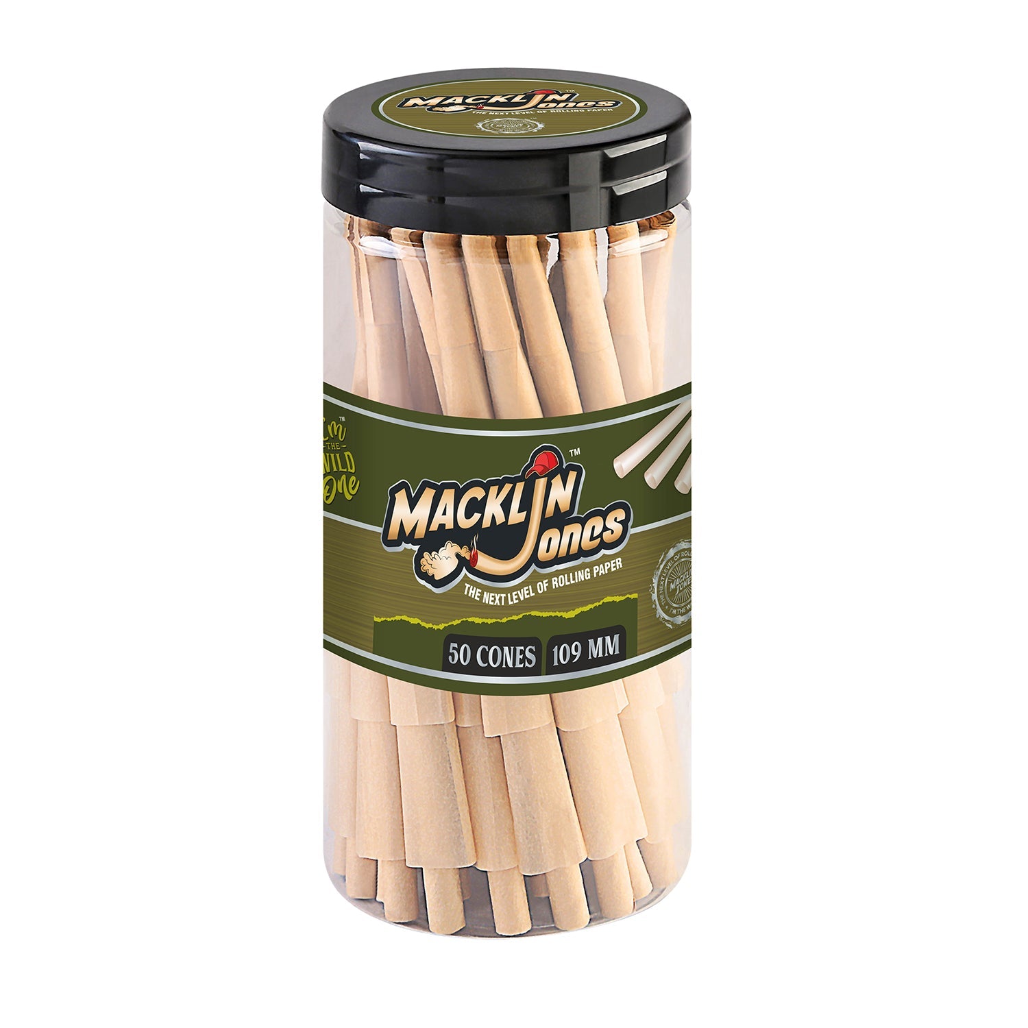 Macklin Jones - Natural Unrefined Pre-Rolled cone Bottle_2