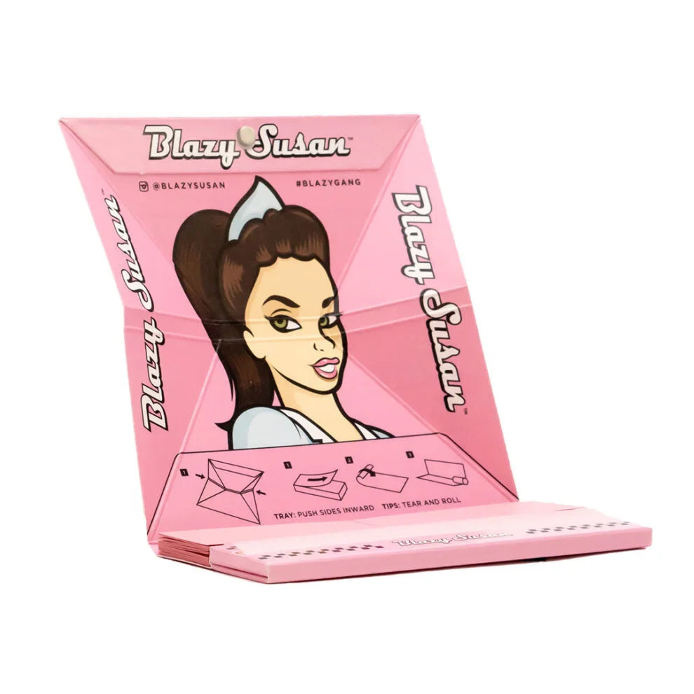 Blazy Susan | Pink Deluxe Rolling Kit King Size box of 20_1