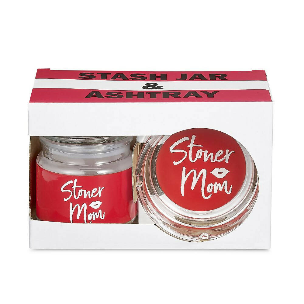 ASHTRAY AND STASH JAR SET - RED STONER MOM DESIGN_4