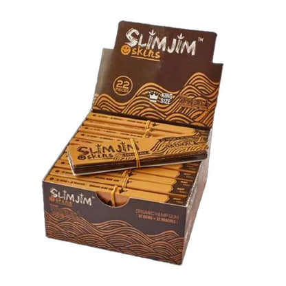 Slimjim - Natural King Size Skins + Tips (Box of 22)_0