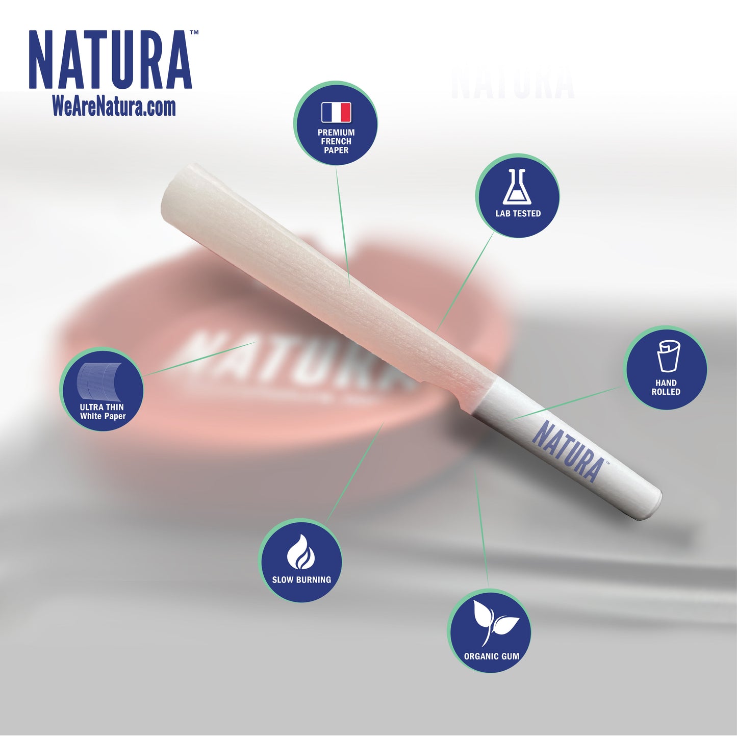 Natura –  One Quarter Pre-Rolled Paper 900ct Tower_5